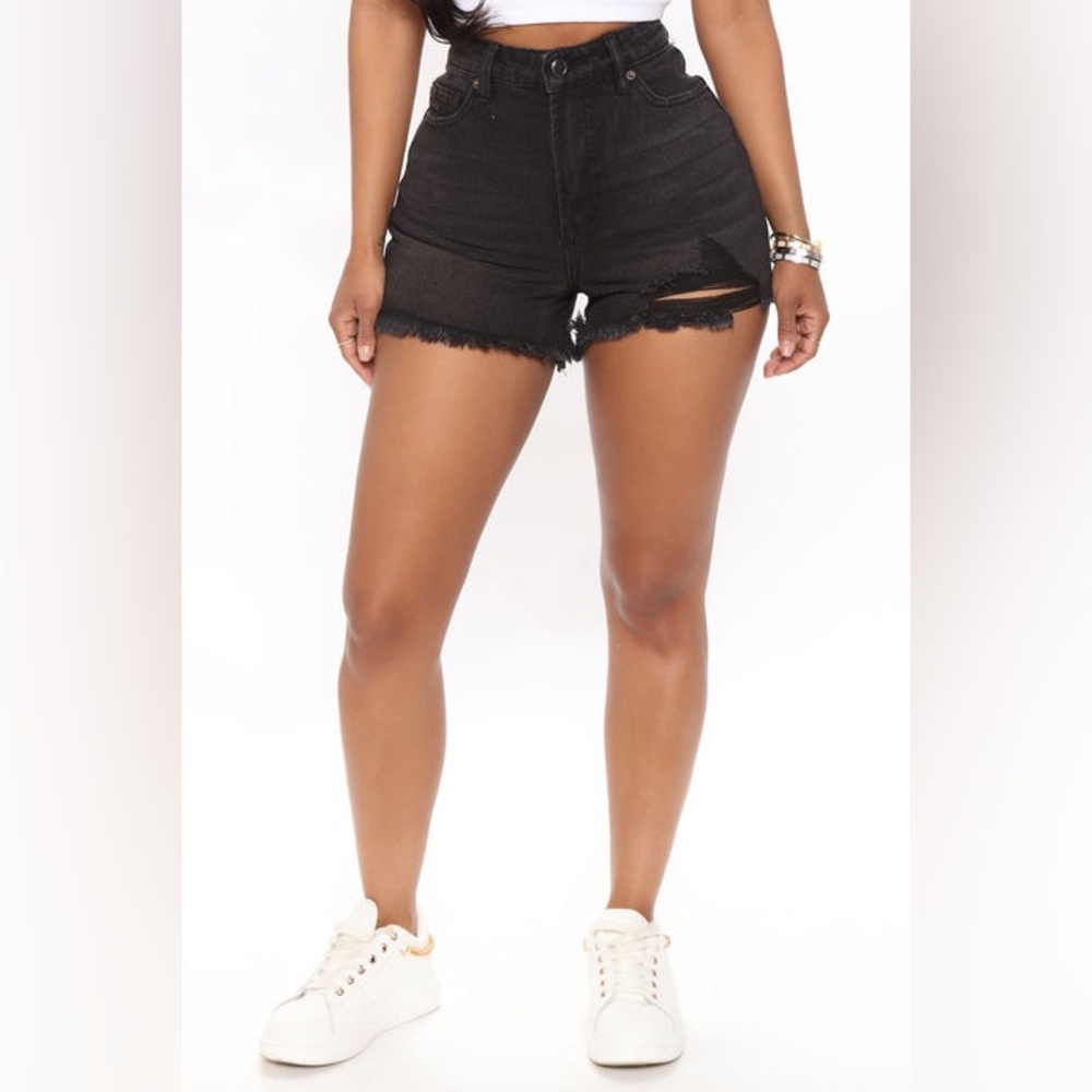 Watch Me Cut Off Denim Shorts Size 11
